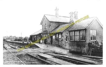 Barrasford Railway Station Photo. Chollerton - Wark. Hexham to Reedsmouth. (2)