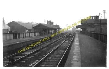 Barrhead Joint Railway Station Photo. Glasgow, Barrhead & Kilmarnock Joint (1).
