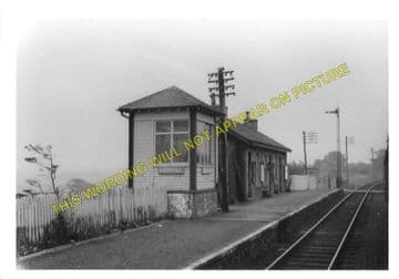 Barrhill Railway Station Photo. Glenwhilly - Pinwherry. Dunragit to Girvan. (1)