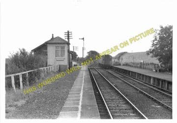 Barrhill Railway Station Photo. Glenwhilly - Pinwherry. Dunragit to Girvan. (2)