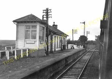 Barrhill Railway Station Photo. Glenwhilly - Pinwherry. Dunragit to Girvan. (4).