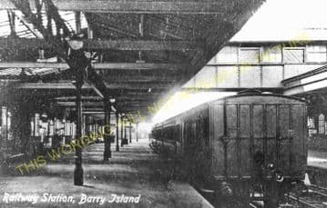 Barry Island Railway Station Photo. Cadoxton - Rhoose. Cardiff to Aberthaw. (6)