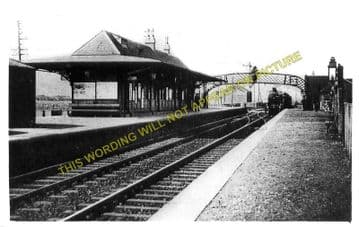 Barry Links Railway Station Photo. Buddon - Carnoustie. Dundee & Arbroath Ry (1)..