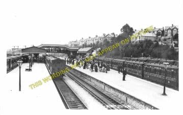 Barry Railway Station Photo. Cadoxton - Rhoose. Cardiff to Aberthaw Line (2)