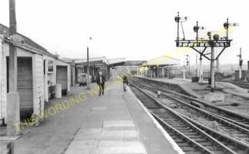 Barry Railway Station Photo. Cadoxton - Rhoose. Cardiff to Aberthaw Line (3)
