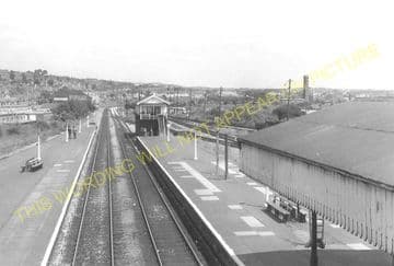 Barry Railway Station Photo. Cadoxton - Rhoose. Cardiff to Aberthaw Line (7)