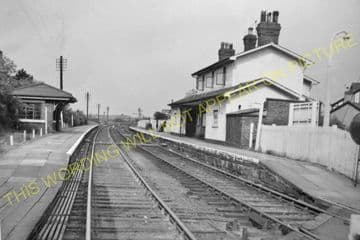 Barton & Broughton Railway Station Photo. Preston - Brock. Garstang Line. (2)