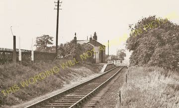 Barton-le-Street Railway Station Photo. Slingsby - Amotherby. Malton Line. (2)