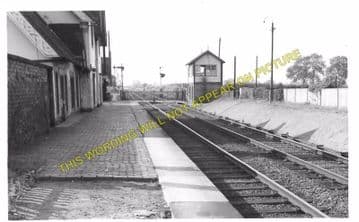 Baschurch Railway Station Photo. Leaton - Rednal. Shrewsbury to Whittington (3)