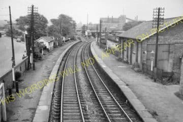 Basford Vernon Railway Station Photo. Nottingham - Bulwell. Midland Railway. (1)..
