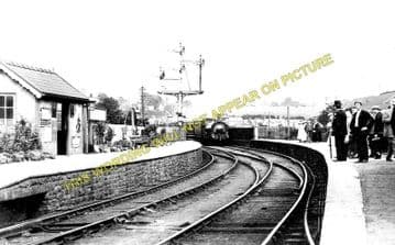 Bassaleg Railway Station Photo. Trethomas Line. Brecon & Merthyr Railway. (1)..