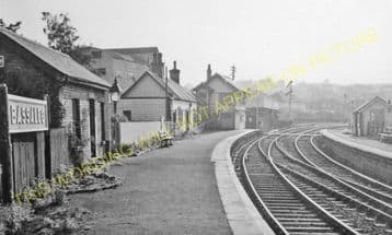 Bassaleg Railway Station Photo. Trethomas Line. Brecon & Merthyr Railway. (3)