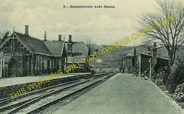 Bassenthwaite Lake Railway Station Photo. Keswick - Embleton. (1)..