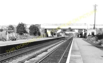 Bathampton Railway Station Photo. Bath - Box. Corsham & Chippenham Line (7).
