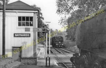 Baynards Railway Station Photo. Cranleigh to Rudgwick Guildford to Horsham (16)