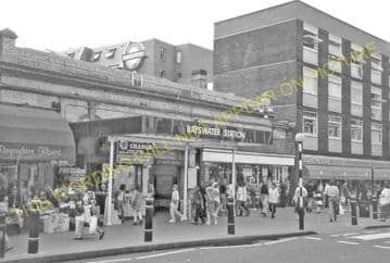 Bayswater Underground Railway Station Photo. Paddington - Notting Hill Gate. (1)..