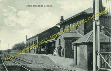 Bealings Railway Station Photo. Westerfield - Woodbridge. Ipswich to Melton (1)..