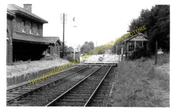 Bealings Railway Station Photo. Westerfield - Woodbridge. Ipswich to Melton (2)