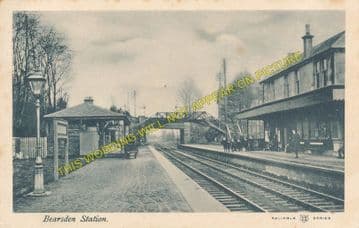 Bearsden Railway Station Photo. Westerton - Hillfoot. Glasgow to Milngavie (2).