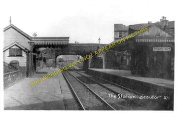 Beaufort Railway Station Photo. Brynmawr to Trevil and Ebbw Vale Lines. (1)