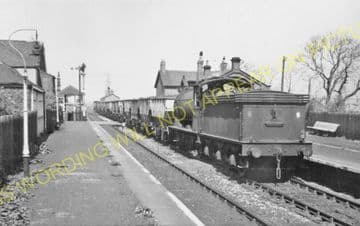 Bebside Railway Station Photo. Bedlington - Newsham. Morpeth to Tynemouth. (3).