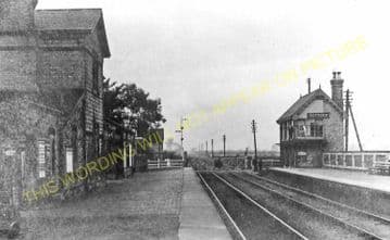 Beckingham Railway Station Photo. Gainsborough - Walkeringham. Haxey Line. (1)