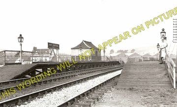 Beddau Railway Station Photo. Treforest - Cross Inn. Llantrisant Line. (1)