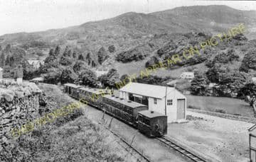 Beddgelert Railway Station Photo. Welsh Highland Railway. Narrow Gauge. (11)
