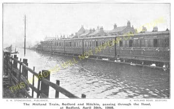 Bedford Midland Road Railway Station Photo. Midland Railway. (7)