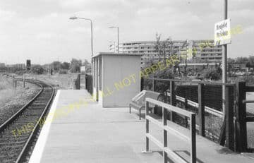 Bedford St Johns Railway Station Photo. Bedford to Willington. Sandy Line (18)