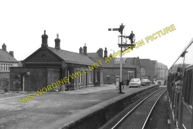 Bedlington Railway Station Photo. Bebside to Choppington and North Seaton (4)