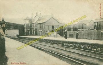Bedlinog Railway Station Photo. Treharris - Merthyr. Great Western & Rhymney (2)