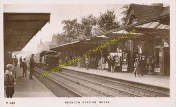 Beeston Railway Station Photo. Nottingham - Attenborough. Trent Line. (2)