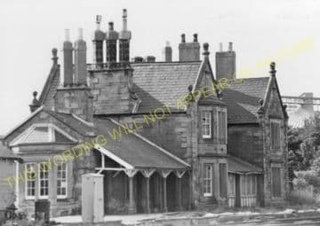 Belford Railway Station Photo. Lucker - Smeafield. Berwick Line. (3).