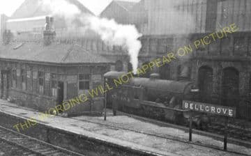 Bellgrove Railway Station Photo.  Glasgow - Parkhead. North British Railway. (1)