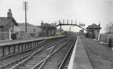 Belses Railway Station Photo. Hassendean - St. Boswells. Hawick to Earlston (11).