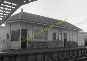 Belses Railway Station Photo. Hassendean - St. Boswells. Hawick to Earlston (2)