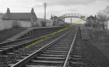 Belses Railway Station Photo. Hassendean - St. Boswells. Hawick to Earlston (4)