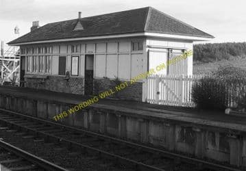 Belses Railway Station Photo. Hassendean - St. Boswells. Hawick to Earlston (8)