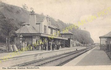Benderloch Railway Station Photo. Connel Ferry - Creagan. Appin Line. (2)