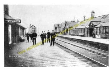 Bensham Railway Station Photo. Newcastle - Low Fell. Lamesley & Birtley Line (1)..
