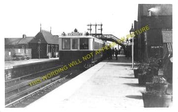 Benton Railway Station Photo. South Gosforth to Wallsend and North Shields (1)