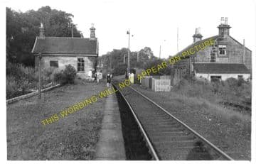 Bents Railway Station Photo. Fauldhouse to Whitburn and Addiewell Lines. (1)