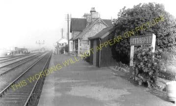 Bettisfield Railway Station Photo. Fenn's Bank -Welshampton. Ellesmere Line. (5)
