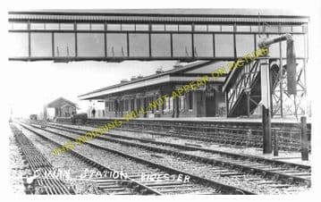 Bicester North Railway Station Photo. Blackthorn - Ardley. Brill to Banbury. (2)