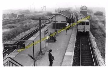 Bidston Railway Station Photo. New Brighton - Birkenhead. Wirral Railway. (3)