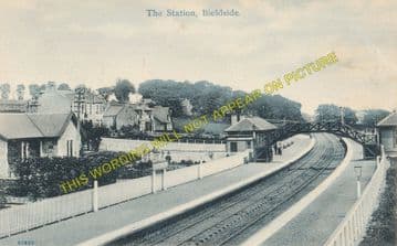 Bieldside Railway Station Photo. Cults - Murtle. Aberdeen to Culter Line. (3)