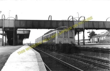 Biggleswade Railway Station Photo. Arlesey - Sandy. Hitchin to Huntingdon. (1)..