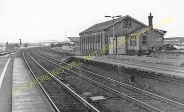 Biggleswade Railway Station Photo. Arlesey - Sandy. Hitchin to Huntingdon. (3)