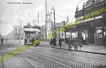 Birkenhead Central Railway Station Photo. Mersey Railway. (10)